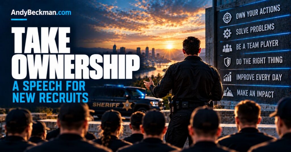 Speech to new recruits featured image