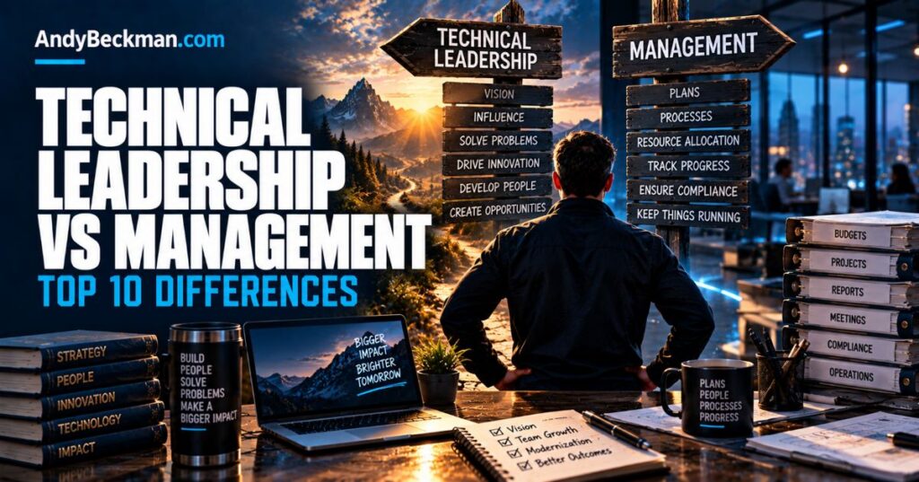 Technical Leadership vs. Management Featured Image